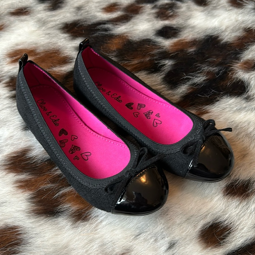 Olive & Edie Girls dress ballet flat shoes - 2y